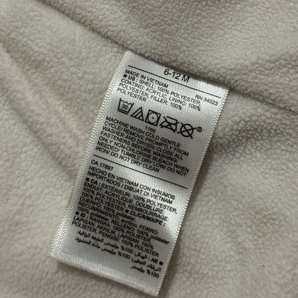 Old Navy Pink Hooded Baby Jacket - Picture 6 of 6